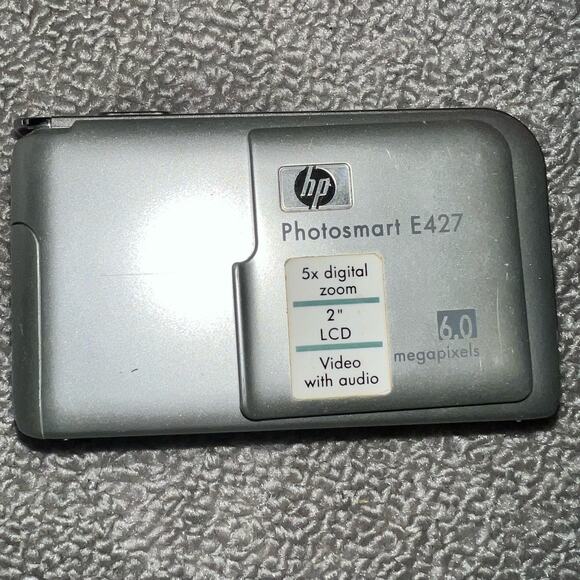 Digital Camera HP Photosmart E427 / digital camera. 6.0 megapixels 2"LCD silver - Picture 2 of 7